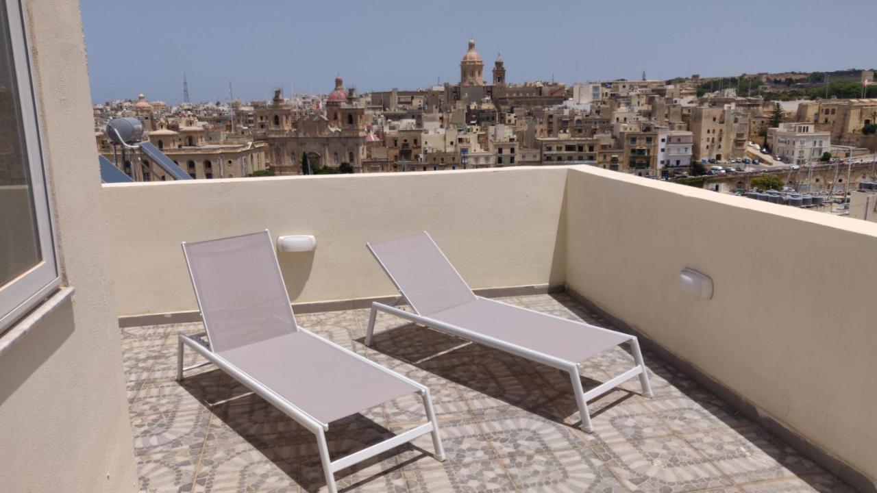The Penthouse Flat-Terrace&View Apartamento Senglea Exterior foto